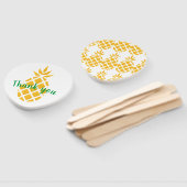 Éventail Fête de l'ananas en faveur - amateurs de main (Non-assemblé)