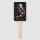 Éventail Fête de Noël du berger de Belgique (Dos)