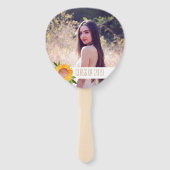 Éventail Fête de remise de diplômes de tournesol félicitati (Devant)