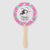 Éventail Fête des mariées à thème Lady Big Casquette Derby (Devant)