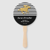 Éventail Fête des mariées Gold Racehorse Derby (Devant)