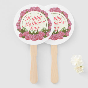 Éventail Fête des Mères Fête des Mères Flamme Fleur Fan Hap