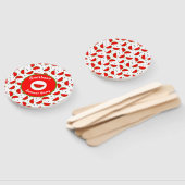 Éventail Fête d'été des pastèques gaies (Non-assemblé)