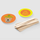 Éventail Fête mexicaine du crâne mort sur mesure (Non-assemblé)