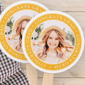 Éventail Fêtes Grad Moderne Simple Photo personnalisée