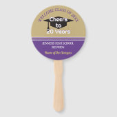 Éventail Fêtez ! Réunion de 20e classe (Devant)