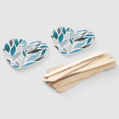 Éventail feuilles d'arbre (Non-assemblé)