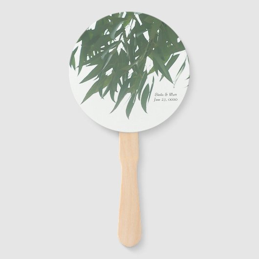 Éventail Feuilles d'eucalyptus (Devant)