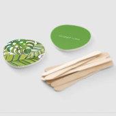 Éventail Feuilles Tropicaux En Aquarelle (Non-assemblé)