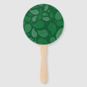 Éventail Feuilles verts (Dos)