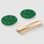 Éventail Feuilles verts (Non-assemblé)