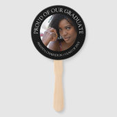 Éventail Fier Élégant De Notre Diplôme | Photo (Dos)