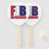 Éventail FJB - Lets Go Brandon (Devant et derrière)