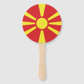 Éventail Flag de Macedonia (Devant)