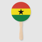 Éventail Flag du Ghana (Devant)