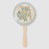 Éventail Fleur bureau de création G (Dos)