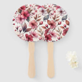 Éventail Fleur de cerise (Devant et derrière)