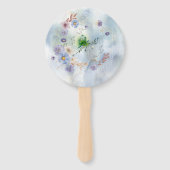 Éventail Fleur de couronne et ensemble de fantaisie (Devant)