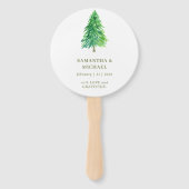 Éventail Fleur de forêt Favorite mariage fête (Devant)