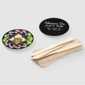 Éventail Fleur de Lis Fan customisé (Non-assemblé)