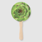 Éventail Fleur de printemps de cactus succulents verts (Devant)