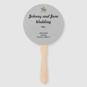 Éventail Fleur Magnolia blanche sur le programme de ventila (Dos)