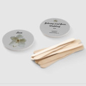 Éventail Fleur Magnolia blanche sur le programme de ventila (Non-assemblé)