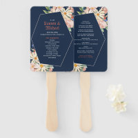 Fleur sauvage de corail bleu marine Ressort Mariag
