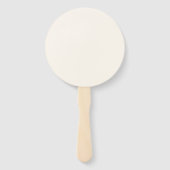 Éventail Fleur sauvage rose et verte sur ventilateur de pro (Dos)