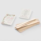 Éventail Fleur sauvage rose Rose Spring Garland Mariage (Non-assemblé)