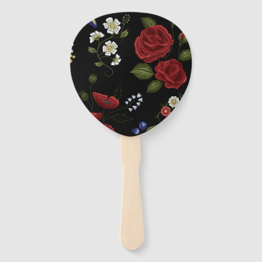 Éventail Fleurs (Dos)