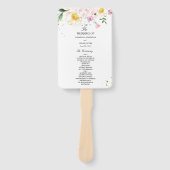 Éventail Fleurs de beauté colorées élégantes (Devant)