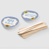 Éventail Fleurs de soleil Bleu En vichy Vérifier BabyQ (Non-assemblé)