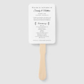 Éventail Fleurs de soleil florales rustiques Programme de m (Devant)