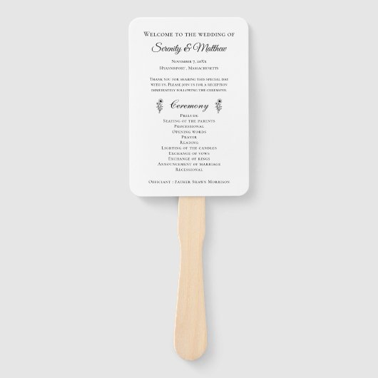 Éventail Fleurs de soleil florales rustiques Programme de m (Devant)