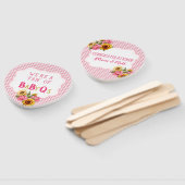 Éventail Fleurs de soleil Rose rose En vichy Vérifier BabyQ (Non-assemblé)