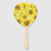 Éventail Fleurs de tournesol Photographie Ventilateur à mai (Devant)