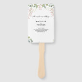 Éventail Fleurs Et Feuilles Eucalyptus (Devant)