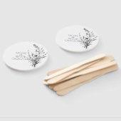 Éventail Fleurs sauvages audacieux (Non-assemblé)