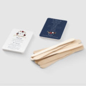 Éventail Floral Burgundy Marine Bleu Vert Élégant Crest (Non-assemblé)