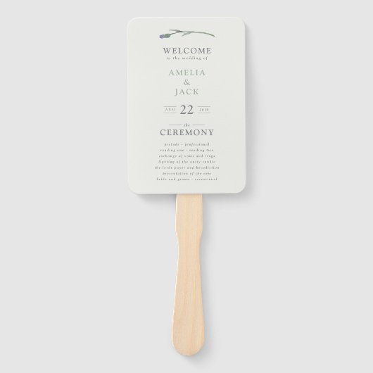 ÉVENTAIL FLORAL FORMEL (Devant)