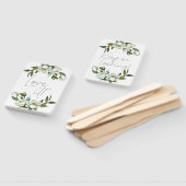 Éventail Floral Rustique Magnolia Blanc Dites Oui À La Robe (Non-assemblé)