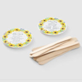 Éventail Flowerfields Wreath Wedding Programme (Non-assemblé)