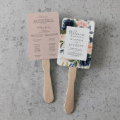 Éventail Flush et Navy Flowers | Ventilateur du programme d