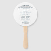 Éventail Foliage Jardin Automne Feuilles Verdure Mariage mo (Dos)