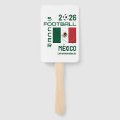 Éventail Football sur mesure MEXIQUE (Dos)