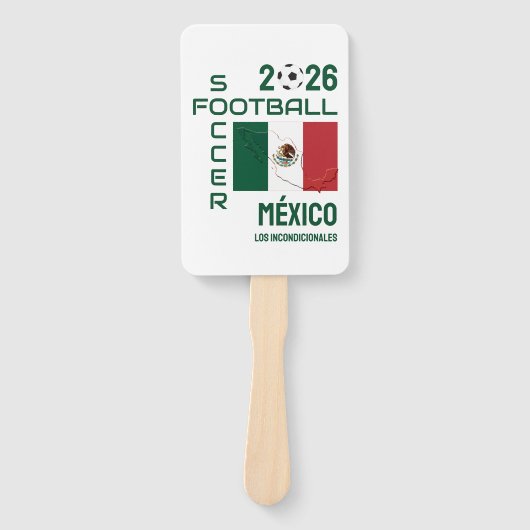 Éventail Football sur mesure MEXIQUE (Devant)