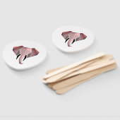 Éventail Formes simples Géométrie Tête d'éléphant (Non-assemblé)