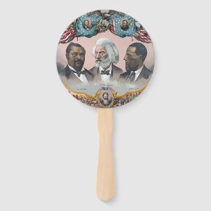 Éventail Fr3d3rick Bailey Douglass avec Black Abolitionnist