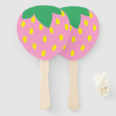 Éventail Fraises (Devant et derrière)
